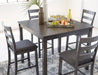 Bridson Counter Height Dining Table and Bar Stools (Set of 5) - Yulissa Home Furnishings (NJ)