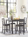 Bridson Counter Height Dining Table and Bar Stools (Set of 5) - Yulissa Home Furnishings (NJ)