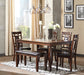 Bennox Dining Table and Chairs with Bench (Set of 6) - Yulissa Home Furnishings (NJ)