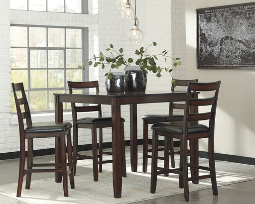 Coviar Counter Height Dining Table and Bar Stools (Set of 5) - Yulissa Home Furnishings (NJ)