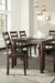 Coviar Dining Table and Chairs with Bench (Set of 6) - Yulissa Home Furnishings (NJ)