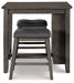 Caitbrook Counter Height Dining Table and Bar Stools (Set of 3) - Yulissa Home Furnishings (NJ)