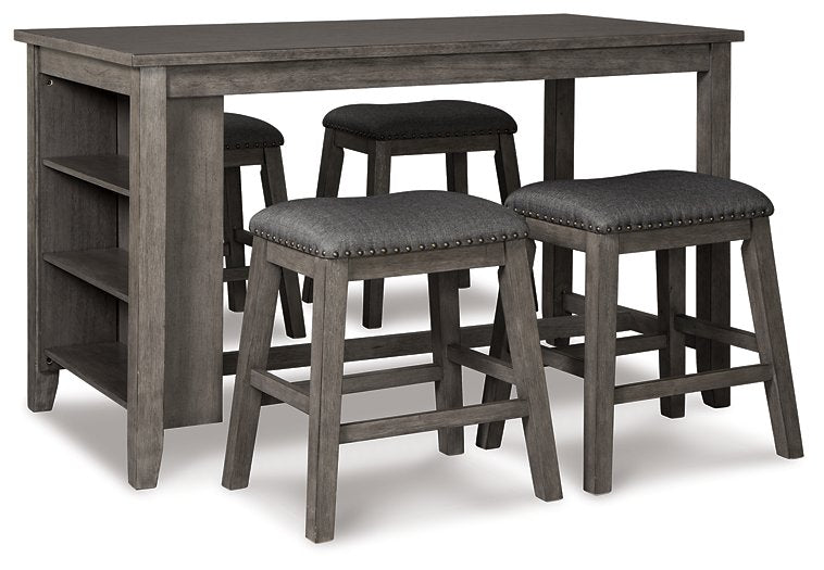 Caitbrook Counter Height Dining Set - Yulissa Home Furnishings (NJ)