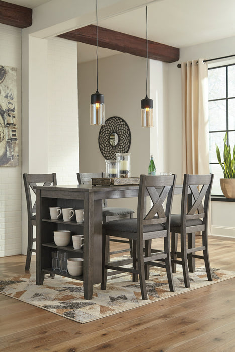 Caitbrook Counter Height Dining Set - Yulissa Home Furnishings (NJ)