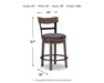 Caitbrook Counter Height Bar Stool - Yulissa Home Furnishings (NJ)