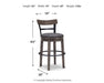 Caitbrook Bar Height Bar Stool - Yulissa Home Furnishings (NJ)