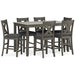 Caitbrook Counter Height Dining Table and Bar Stools (Set of 7) - Yulissa Home Furnishings (NJ)