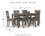 Caitbrook Dining Table and Chairs (Set of 7) - Yulissa Home Furnishings (NJ)