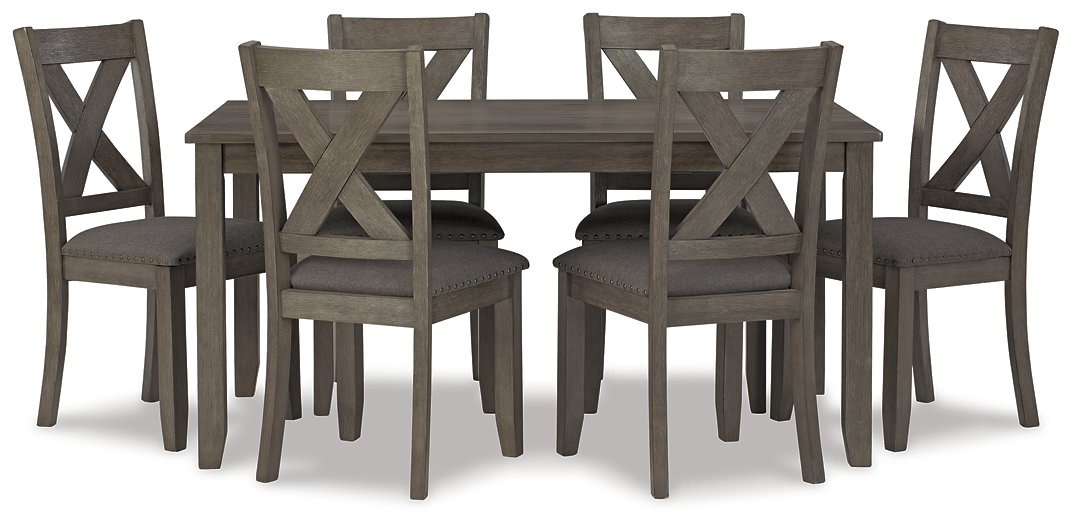 Caitbrook Dining Table and Chairs (Set of 7) - Yulissa Home Furnishings (NJ)