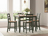 Gesthaven Counter Height Dining Table and 4 Barstools (Set of 5) - Yulissa Home Furnishings (NJ)