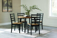 Blondon Dining Table and 4 Chairs (Set of 5) - Yulissa Home Furnishings (NJ)