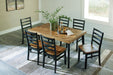 Blondon Dining Table and 6 Chairs (Set of 7) - Yulissa Home Furnishings (NJ)