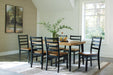 Blondon Dining Table and 6 Chairs (Set of 7) - Yulissa Home Furnishings (NJ)