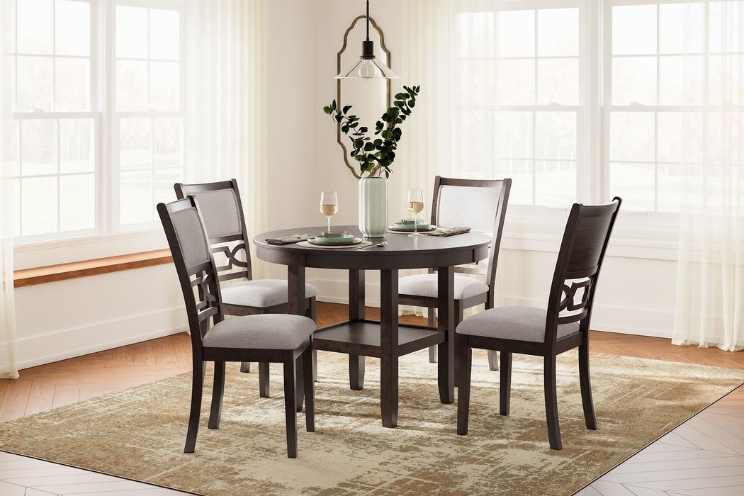 Langwest Dining Table and 4 Chairs (Set of 5) - Yulissa Home Furnishings (NJ)