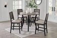 Corloda Counter Height Dining Table and 4 Barstools (Set of 5) - Yulissa Home Furnishings (NJ)