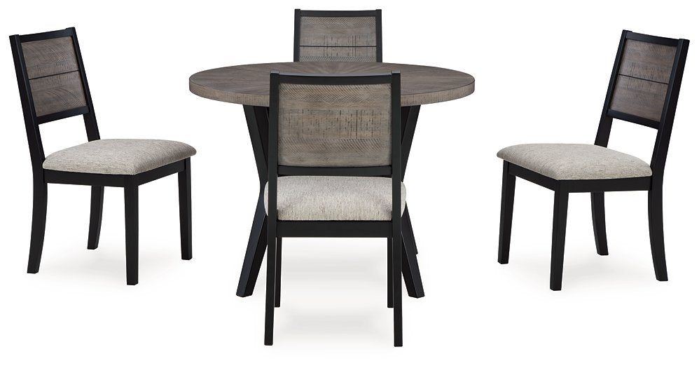 Corloda Dining Table and 4 Chairs (Set of 5) - Yulissa Home Furnishings (NJ)