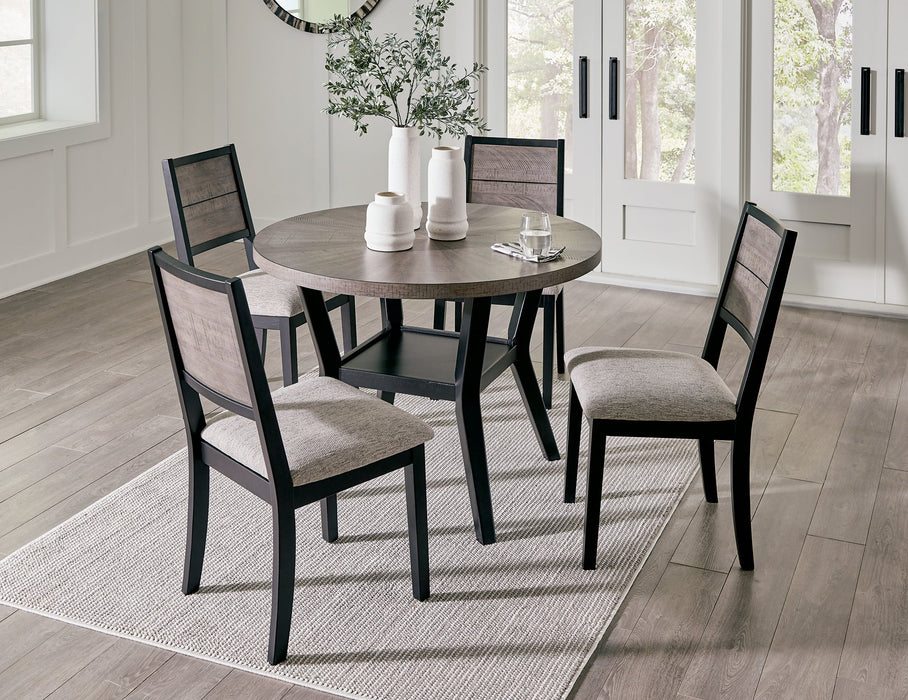 Corloda Dining Table and 4 Chairs (Set of 5) - Yulissa Home Furnishings (NJ)