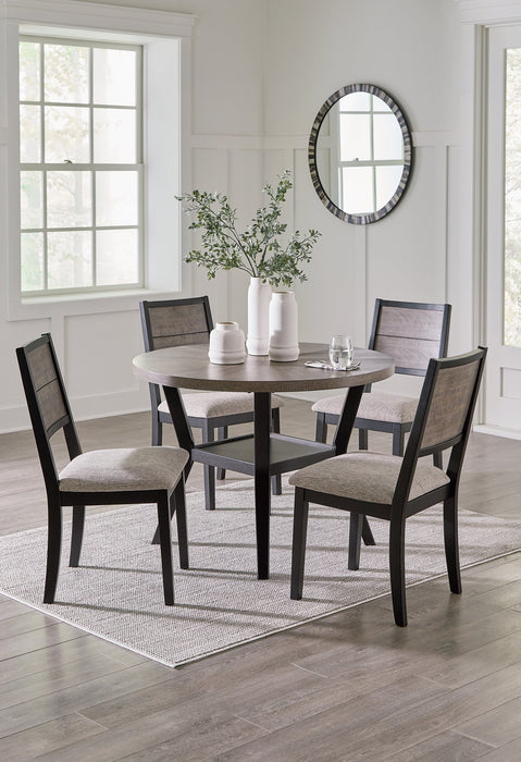 Corloda Dining Table and 4 Chairs (Set of 5) - Yulissa Home Furnishings (NJ)