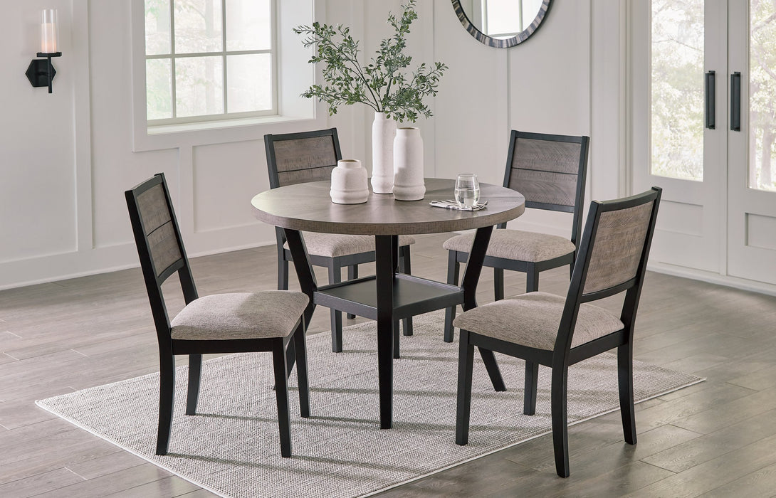 Corloda Dining Table and 4 Chairs (Set of 5) - Yulissa Home Furnishings (NJ)