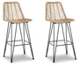 Angentree Bar Height Bar Stool - Yulissa Home Furnishings (NJ)