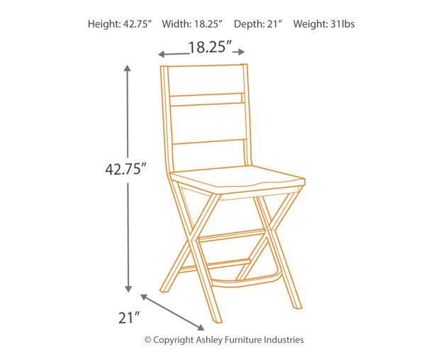 Kavara Counter Height Dining Set - Yulissa Home Furnishings (NJ)