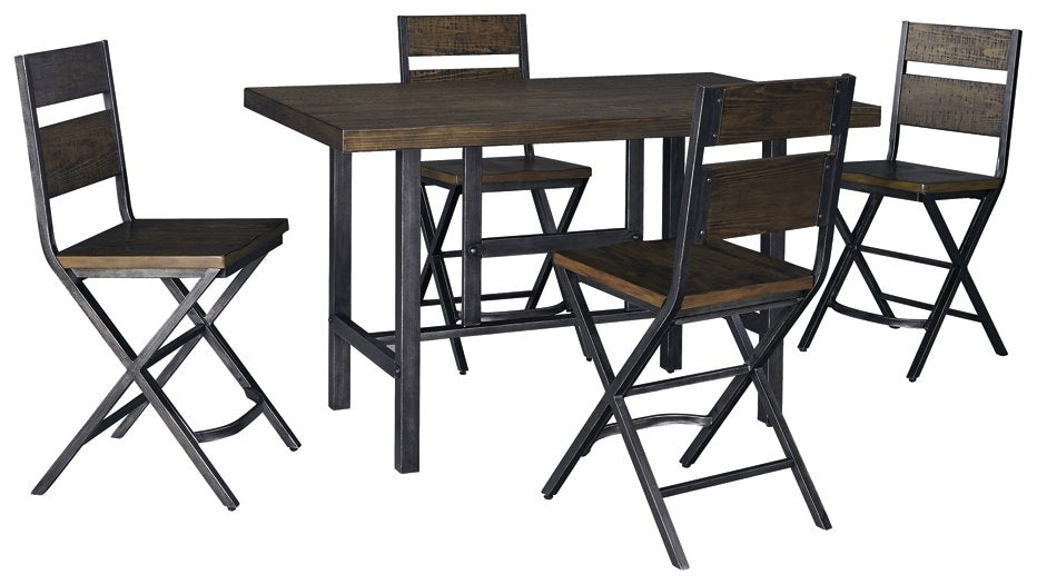 Kavara Counter Height Dining Set - Yulissa Home Furnishings (NJ)