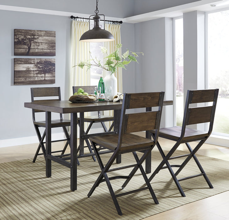 Kavara Counter Height Dining Set - Yulissa Home Furnishings (NJ)