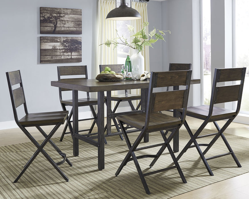 Kavara Counter Height Dining Set - Yulissa Home Furnishings (NJ)