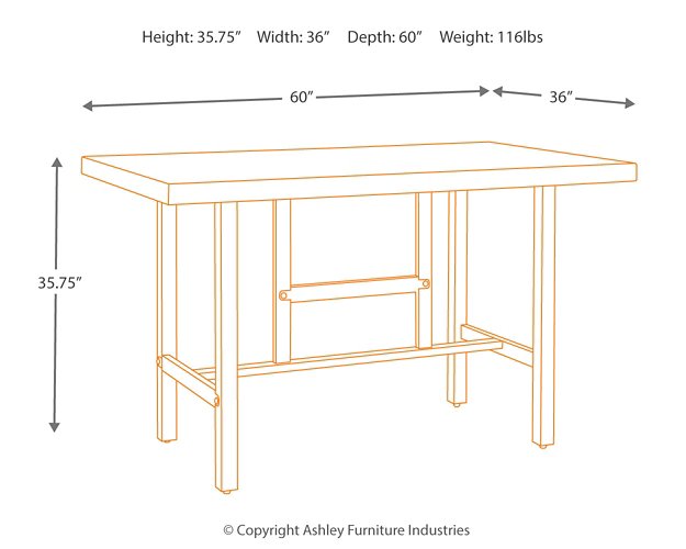 Kavara Counter Height Dining Set - Yulissa Home Furnishings (NJ)