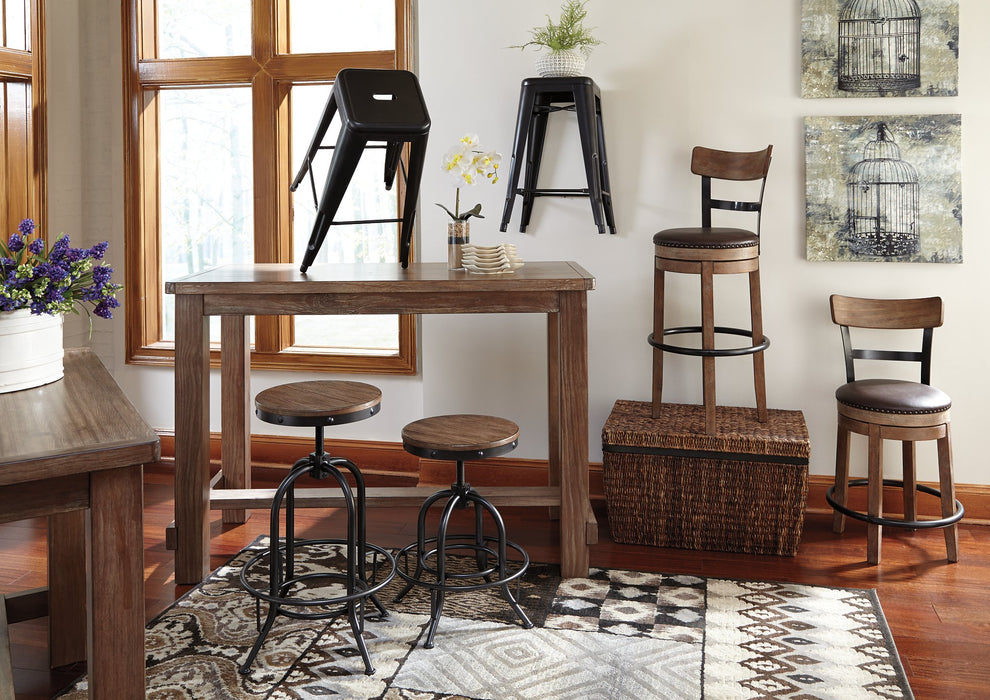 Pinnadel Bar Height Bar Stool - Yulissa Home Furnishings (NJ)