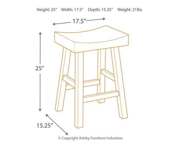 Glosco Counter Height Bar Stool - Yulissa Home Furnishings (NJ)