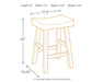 Glosco Counter Height Bar Stool - Yulissa Home Furnishings (NJ)