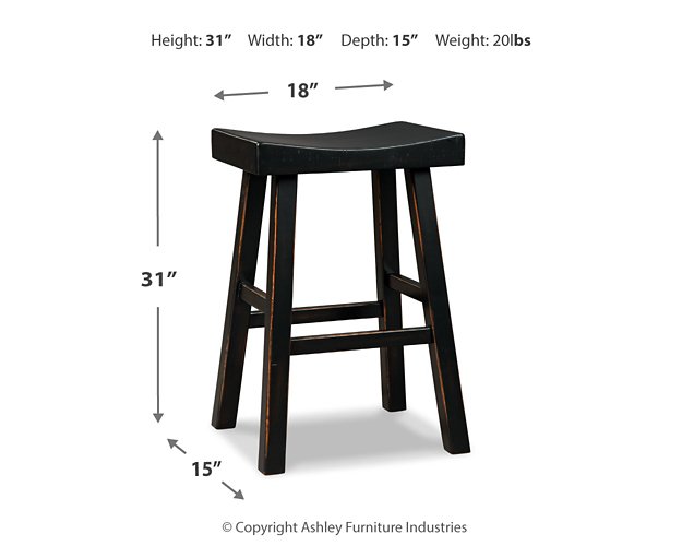 Glosco Pub Height Bar Stool - Yulissa Home Furnishings (NJ)