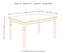 Owingsville Dining Table - Yulissa Home Furnishings (NJ)