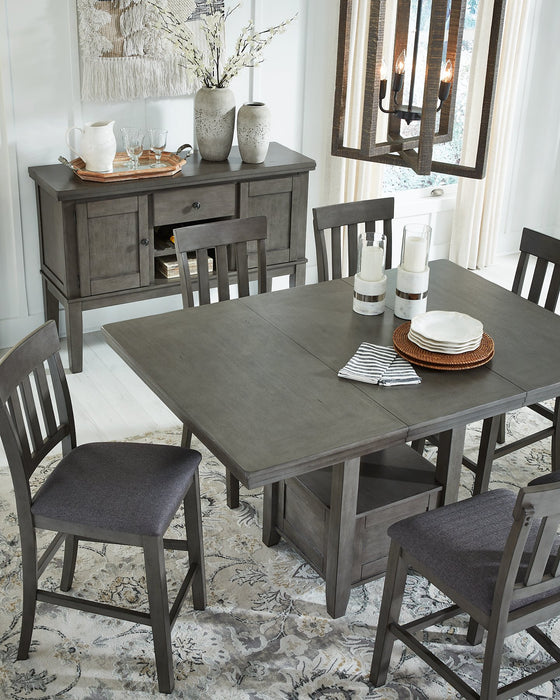 Hallanden Counter Height Dining Extension Table - Yulissa Home Furnishings (NJ)