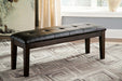 Haddigan Dining Bench - Yulissa Home Furnishings (NJ)