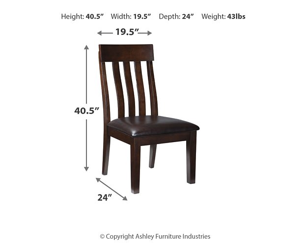 Haddigan Dining Chair Set - Yulissa Home Furnishings (NJ)