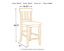 Haddigan Counter Height Bar Stool - Yulissa Home Furnishings (NJ)