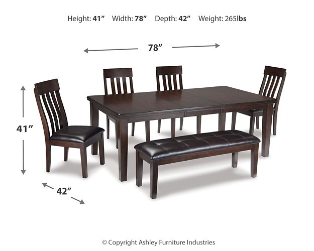 Haddigan Dining Set - Yulissa Home Furnishings (NJ)