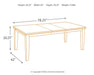 Haddigan Dining Extension Table - Yulissa Home Furnishings (NJ)