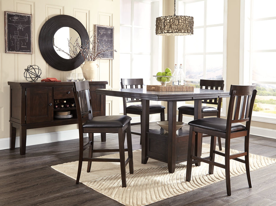 Haddigan Counter Height Dining Set - Yulissa Home Furnishings (NJ)