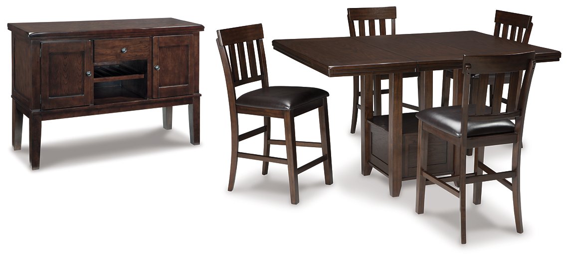 Haddigan Counter Height Dining Set - Yulissa Home Furnishings (NJ)