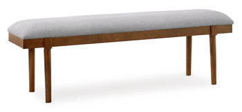 Lyncott 59" Upholstered Dining Bench - Yulissa Home Furnishings (NJ)