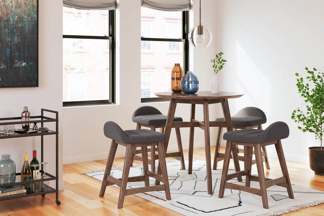 Lyncott Counter Height Bar Stool - Yulissa Home Furnishings (NJ)