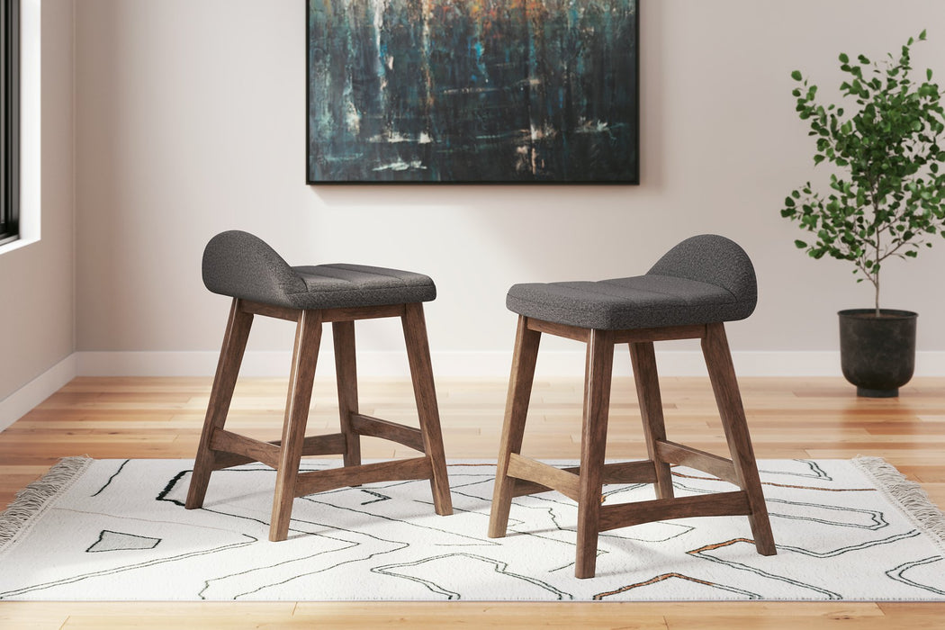 Lyncott Counter Height Bar Stool - Yulissa Home Furnishings (NJ)