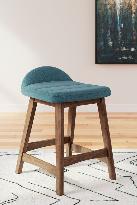 Lyncott Counter Height Bar Stool - Yulissa Home Furnishings (NJ)