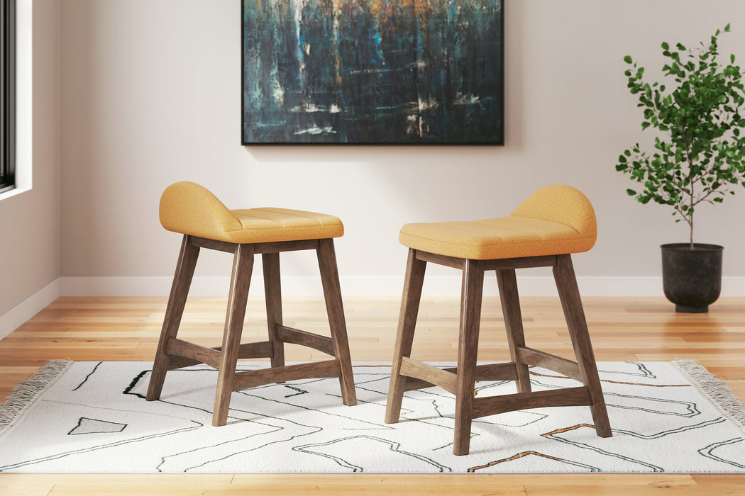 Lyncott Counter Height Bar Stool - Yulissa Home Furnishings (NJ)