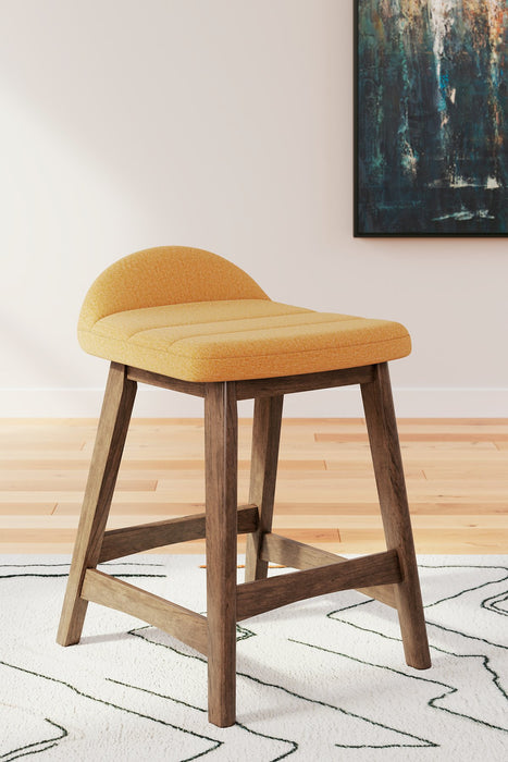 Lyncott Counter Height Bar Stool - Yulissa Home Furnishings (NJ)