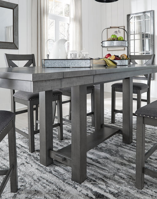 Myshanna Counter Height Dining Extension Table - Yulissa Home Furnishings (NJ)