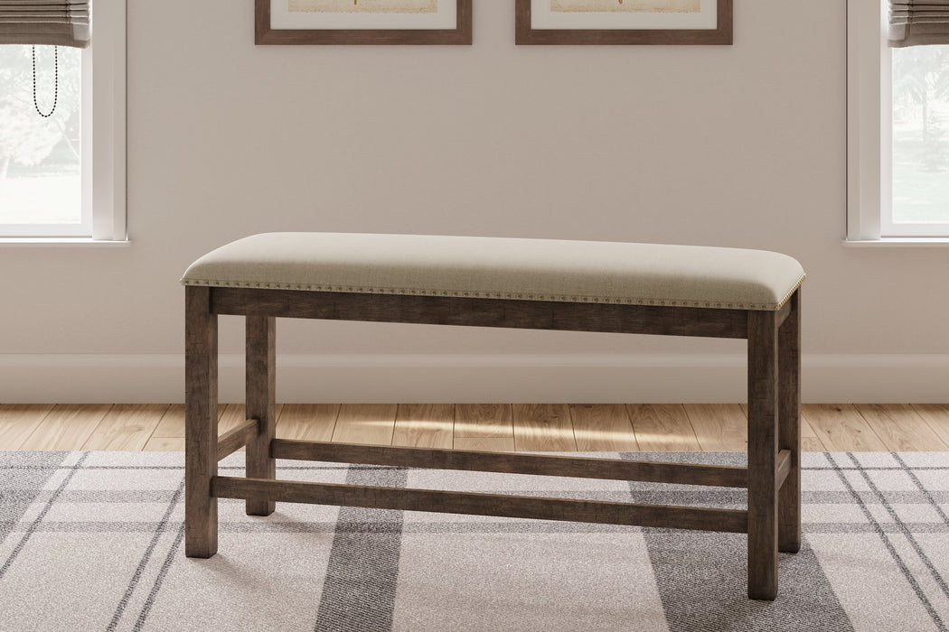 Moriville Counter Height Dining Bench - Yulissa Home Furnishings (NJ)